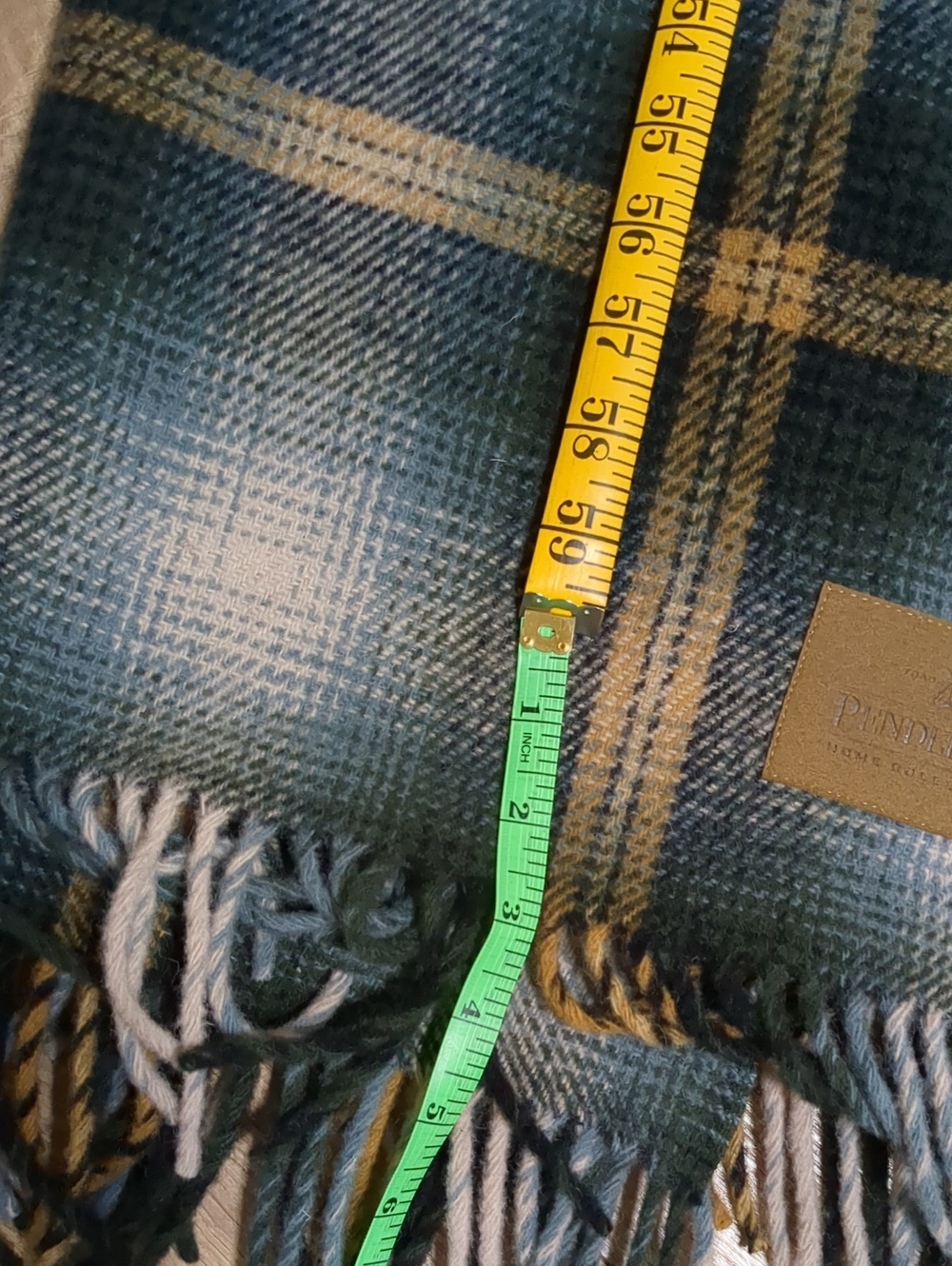 Pendleton Motor Robe Blanket Townsend Plaid Wool 52"x63" - Picture 4 of 8